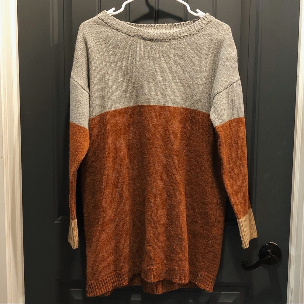 Colorblock sweater